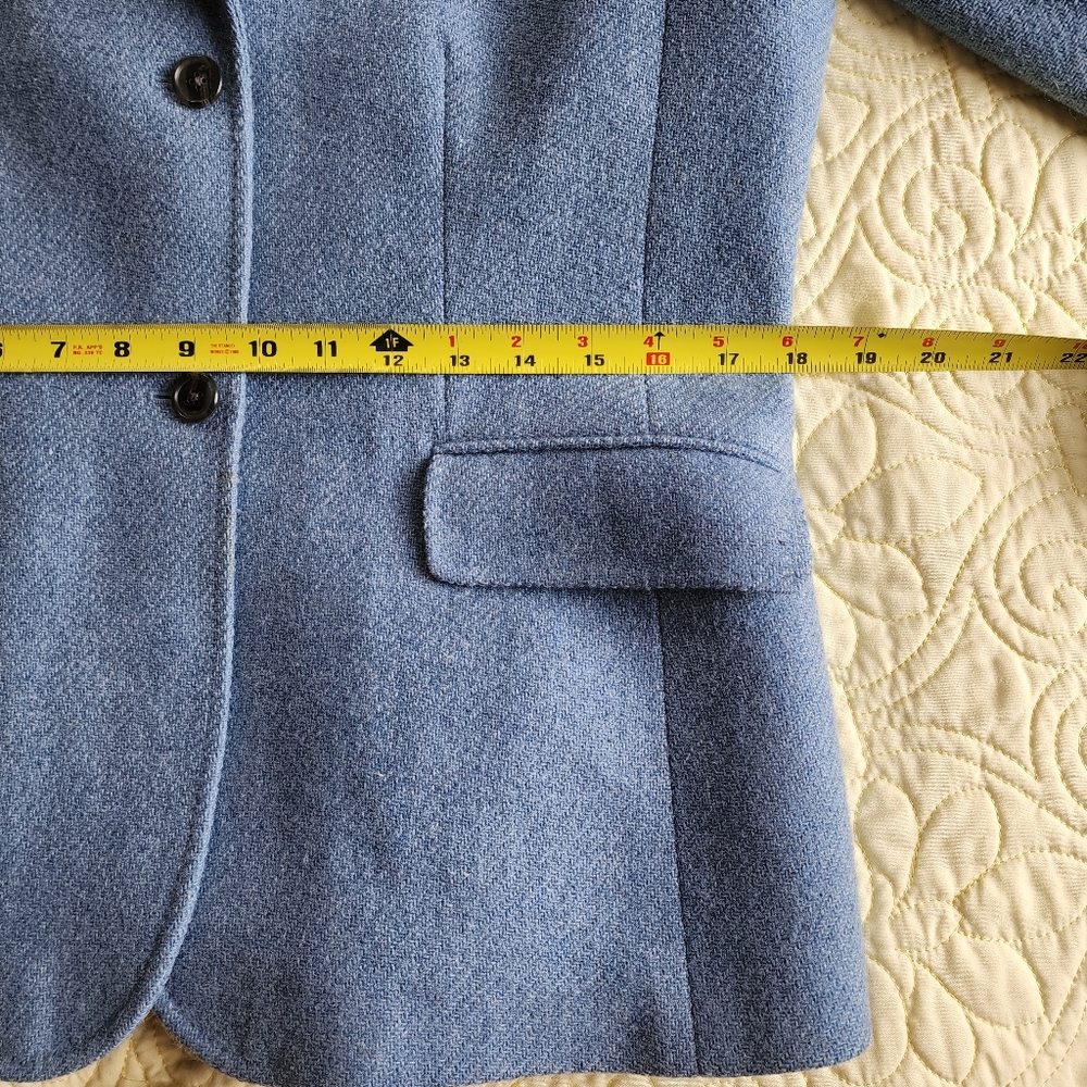 Lands' End Light Blue Blazer sz 10 - Picture 10 of 15